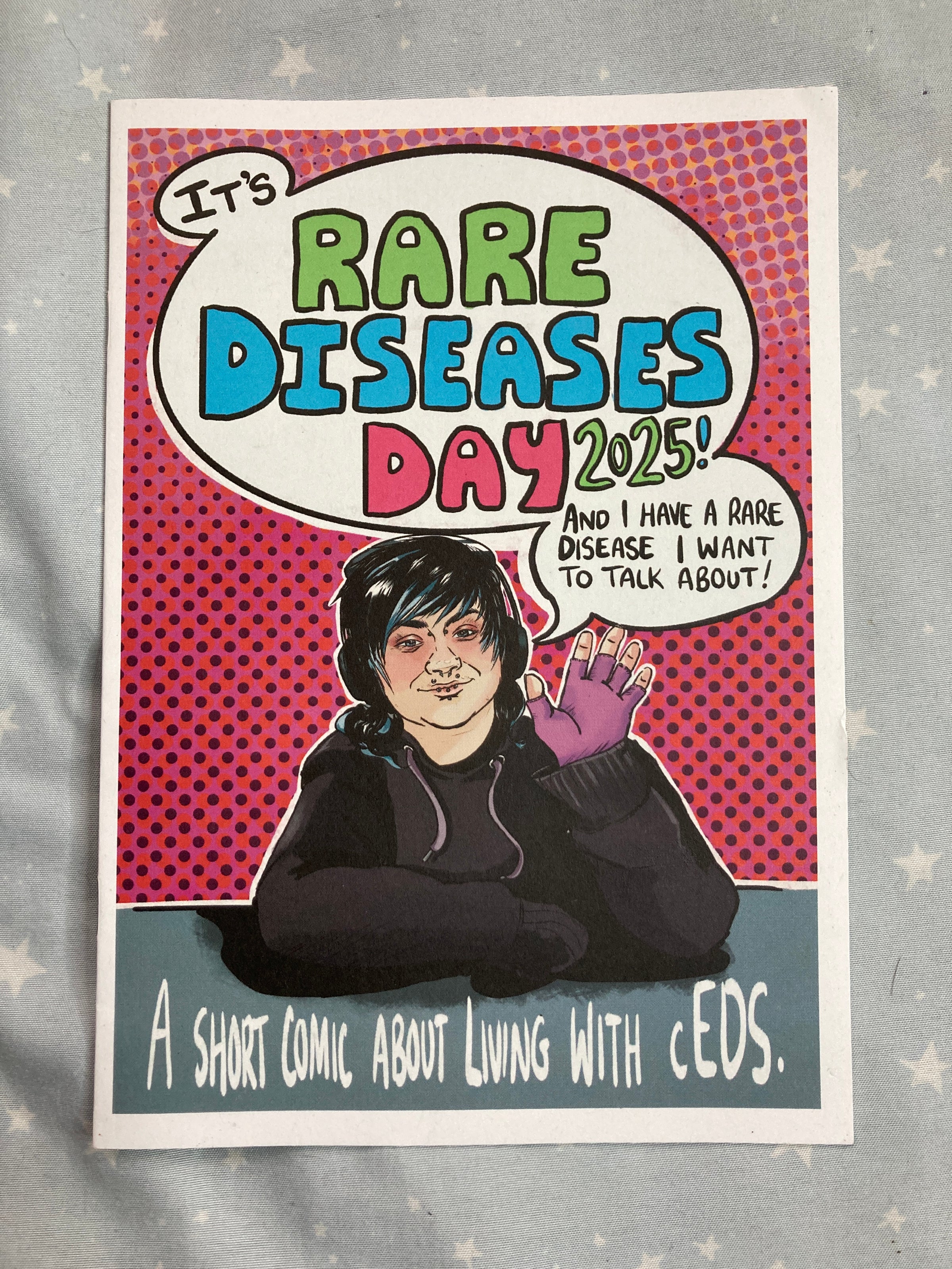Rare Diseases Day 2025 Comic Zine Physical Copy Disability